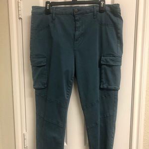 Cargo Jeggings/Pants - Teal (NWOT)